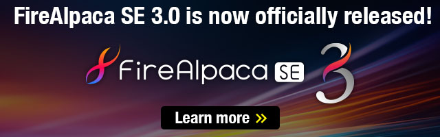 FireAlpaca SE 3.0 is now officially released!