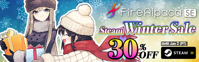 Steam Winter Sale FireAlpacaSE 30% OFF!